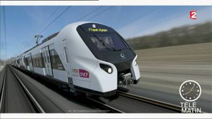 Un des nouveaux RER construits par Alstom et Bombardier (FRANCE 2)