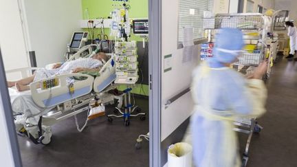 Le service de réanimation de l'hôpital Louis Pasteur, à Colmar. (SEBASTIEN BOZON / AFP)