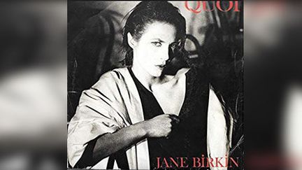 Pochette du 45 Tours de Jane Birkin "Quoi". (Phonogram)