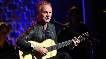 Le chanteur Sting en janvier 2020 en Californie (ANDREW TOTH / GETTY IMAGES NORTH AMERICA)