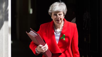 La Première ministre britannique, Theresa May, le 15 mai 2019 à Londres (Royaume-Uni).&nbsp; (WIKTOR SZYMANOWICZ / NURPHOTO / AFP)