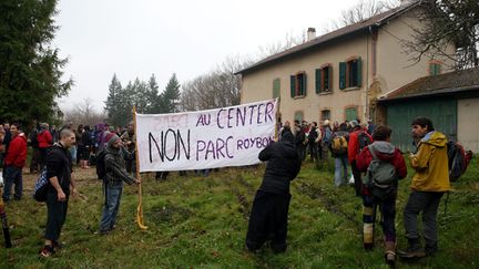 &nbsp; (Manifestation contre le projet de Center Parcs de Roybon © Maxppp)