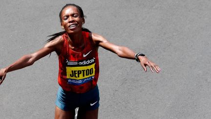 Rita Jeptoo. (JIM ROGASH / GETTY IMAGES NORTH AMERICA)