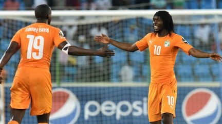 Gervinho et Yaya Touré, les deux fers de la lance de la Côte d'Ivoire dans cette CAN 2015.