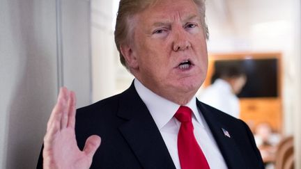 Donald Trump, le 29 juin 2018, dans le Maryland. (SAUL LOEB / AFP)