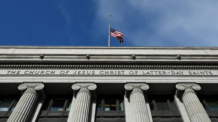 Le siège de l'Eglise&nbsp;de Jésus-Christ des Saints des derniers jours, à Salt Lake City (Etats-Unis), le 3 janvier 2018. (GEORGE FREY / REUTERS)