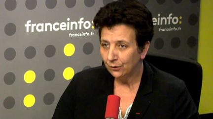 Frédérique Vidal, la ministre de l'Enseignement supérieur, de la recherche et de l'innovation, était l'invité de franceinfo jeudi 5 avril 2018. (FRANCEINFO)