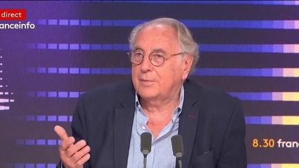 Jean-Paul Chagnollaud, politologue et président de l'IREMMO, était l'invité du "8h30 franceinfo", vendredi 16 août 2024 (FRANCEINFO / RADIO FRANCE)