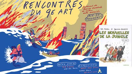 LES RENCONTRES D'AIX ET DE CALAIS (SIMON ROUSSIN, RENCONTRES DU 9E ART / LISA MANDEL, CASTERMAN)