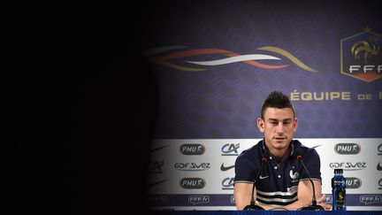 Laurent Koscielny en conférence de presse (FRANCK FIFE / AFP)