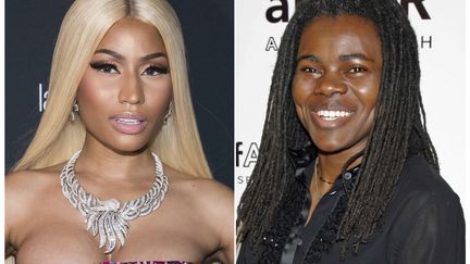 Nicky Minaj (à gauche) est accusée de plagiat par Tracy Chapman (à droite). (AP / SIPA)