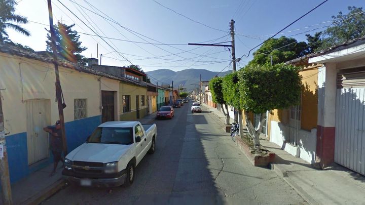 Jos&eacute; Luis Abarca a grandi dans une maison de la rue Zaragoza, &agrave; Iguala (Mexique). (GOOGLE STREET VIEW)