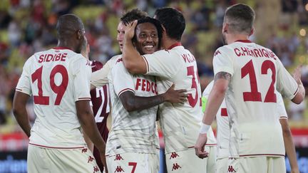 L'AS Monaco s'est qualifié pour les barrages de la Ligue des champions lundi 10 août. (VALERY HACHE / AFP)