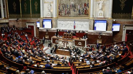 L'Assemblée nationale, le 12 novembre 2024. (IAN LANGSDON / AFP)