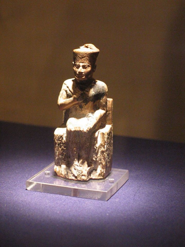 Statuette de Khéops, Musée du Caire. (Wikimedia)