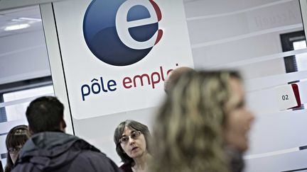 Dans une agence P&ocirc;le emploi de Rambouillet (Yvelines), le 1er mars 2013. (MAXPPP)