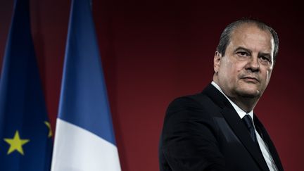 Jean-Christophe Cambadélis a appelé au calme, mercredi 25 janvier 2017, les deux finalistes de la primaire de la gauche. (PHILIPPE LOPEZ / AFP)