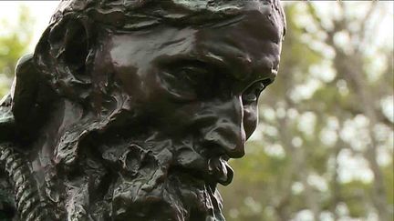 

"Eustache de Saint Pierre" signé Rodin .L'un des "Six Bourgeois de Calais" au château de Laàs dans les Pyrénées Atlantiques. (S. Estrade / France Télévisions)