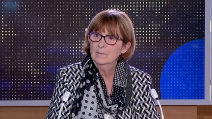 Présidente de l’association Contact Ile-de-France, Françoise&nbsp;Ruggeri&nbsp;est invitée sur le plateau du 23 heures de Franceinfo dimanche 16 mai. (FRANCEINFO)