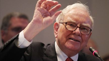 Warren Buffet en juin 2010, à New York. (Mario Tama - Getty Images North America - AFP)