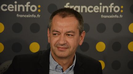 Pascal Pavageau, nouveau secrétaire général de Force ouvrière. (JEAN-CHRISTOPHE BOURDILLAT / RADIO FRANCE)