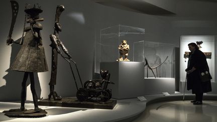 Parmi les expositions consacrées à Picasso, celle intitulée "Picasso primitif", au musée du Quai Branly à Paris jusqu'au 23 luillet 2017. (MAXPPP)