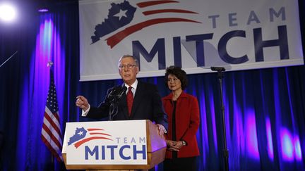 &nbsp; (Mitch McConnel, sénateur du Kentucky, devient le leader de l'opposition © REUTERS/Shannon Stapleton)