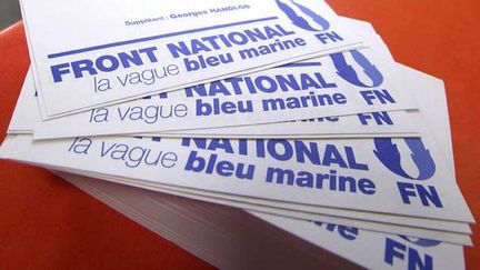 &nbsp; (A l'issue du premier tour des départementales, 57% des personnes interrogées ont déclaré éprouver un sentiment d’inquiétude face aux bons résultats du FN © Maxppp)