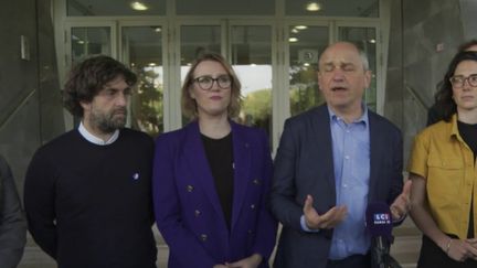 Avec peu de moyens, les petits partis candidats aux élections européennes souhaitent se faire entendre. Lundi 3 juin, ils se sont réunis pour demander à être plus visibles. (France 2)