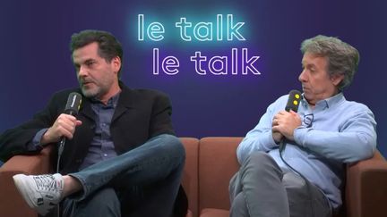 Chris Huby et Christian Chesnot dans le Talk de franceinfo mercredi 11 décembre 2024.