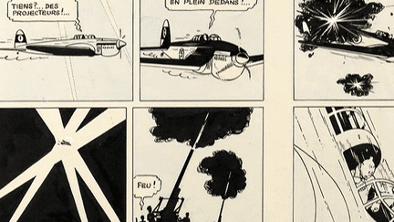 1,6 millions pour une planche du "Sceptre d'Ottokar" de Hergé
 (© Editions Moulinsart - France 2)