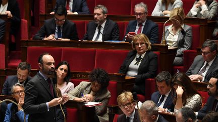 Le Premier ministre Edouard Philippe lors des Questions au gouvernement, le 30 janvier 2019. (ALAIN JOCARD / AFP)