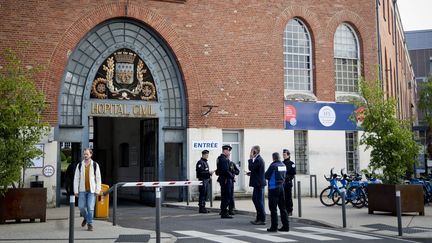 L'infirmière agressée au couteau dans l'enceinte du CHU de Reims, lundi 22 mai, est morte de ses blessures pendant la nuit. (STEPHANIE JAYET / MAXPPP)