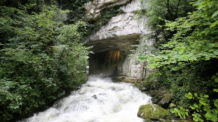 Huit personnes ont été bloquées dans les cuves de Sassenage, une grotte près de Grenoble (Isère), et en sont sorti le 11 août 2017 (illustration). (MAXPPP)