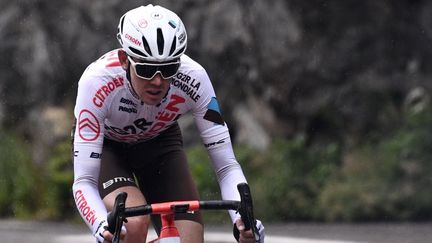 Ben O'Connor lors de la 9e étape du Tour de France 2021 entre Cluses et Tignes, le 4 juillet 2021. (ANNE-CHRISTINE POUJOULAT / AFP)