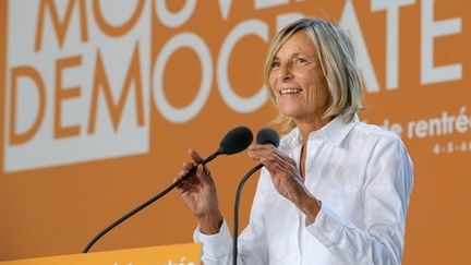 Marielle de Sarnez, vice présidente du MoDem reproche à Ségolène Royal sa main tendue aux représentants locaux du MoDem. (AFP - Pascal Guyot)