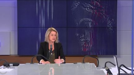 Barbara Pompili, ministre de la Transition écologique, invitée de franceinfo jeudi 8 octobre 2020.
 (FRANCEINFO / RADIO FRANCE)