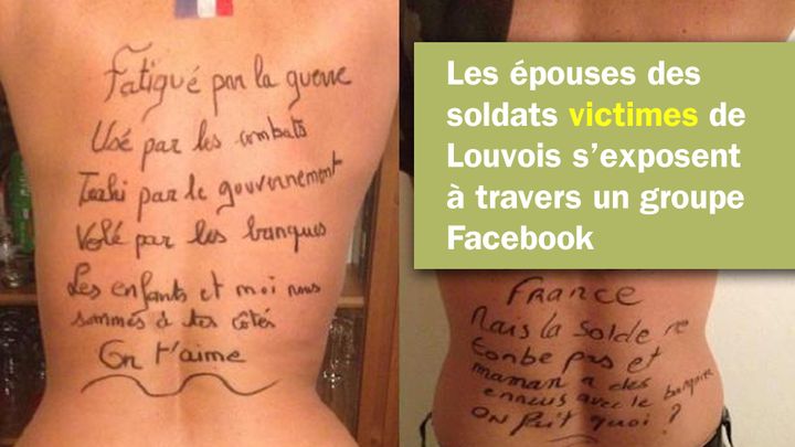 Sur un groupe Facebook, des femmes de soldats en colère contre Louvois et le ministère de la Défense. (CAPTURE D'ÉCRAN FACEBOOK)