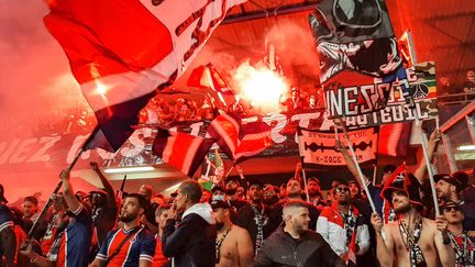 Les quatre interpellés&nbsp;font partie d'un collectif d'ultras qui ne se rend plus au Parc des Princes.&nbsp; (CHRISTOPHE PETIT TESSON / EPA)