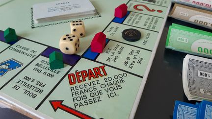 Une partie du jeu de Monopoly. Photo d'illustration. (LAGAIN AURELIE / FRANCE-BLEU BREIZH IZEL / RADIO FRANCE)