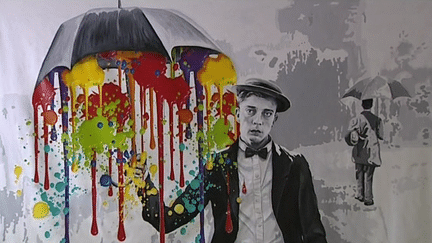 Buster Keaton sur toile cirée 
 (France 3 / Culturebox / capture d&#039;écran)