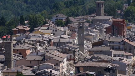 Amatrice, en Italie, après le séisme du 24 août 2016
 (Filippo Monteforte / AFP)