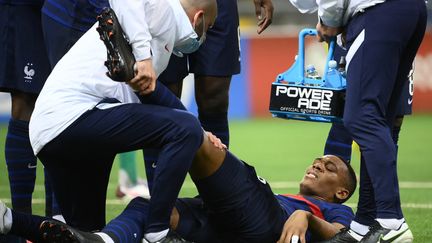 Anthony Martial était sorti sur blessure contre le Kazakhstan le 28 mars dernier. (FRANCK FIFE / AFP)