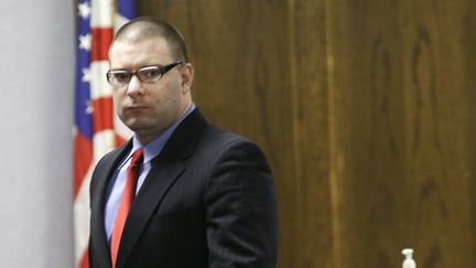 L'ancien Marine Eddie Ray Routh entre dans la salle d'audience du tribunal &agrave; Stephenville (Texas, Etats-Unis), le 19 f&eacute;vrier 2015. (REUTERS)