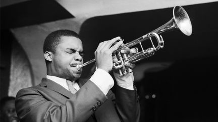 Le trompettiste américain de jazz Donald Byrd à Paris&nbsp;en 1961. (ROGER KASPARIAN)