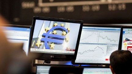 Bourse de Francfort  (AFP PHOTO / FRANK RUMPENHORST )