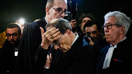 L'archevêque de Lyon, le cardinal Philippe Barbarin, a été condamné à six mois de prison avec sursis. Il a depuis annoncé son intention de&nbsp;démissionner. (JEFF PACHOUD / AFP)