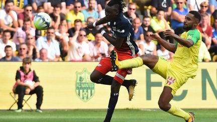 Nantes-Lyon est le premier 0-0 de la saison, après 32 matches.  (JEAN-FRANCOIS MONIER / AFP)