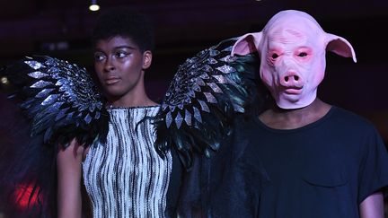 Fashion show #MeToo à New York, février 2018
 (ANGELA WEISS / AFP)