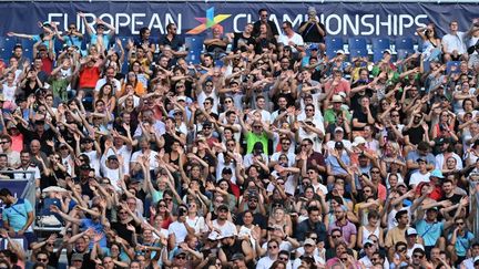 L'ambiance était au rendez-vous sur les différents sites des Championnats européens 2022. (ANGELIKA WARMUTH / DPA / AFP)